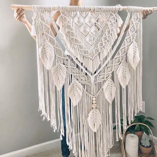 tapestries big size macrame tapestry wall hanging bohemian chic handicrafts woven modern boho living room bedroom decoration
tapestries big size macrame tapestry wall hanging bohemian chic handicrafts woven modern boho living room bedroom decoration