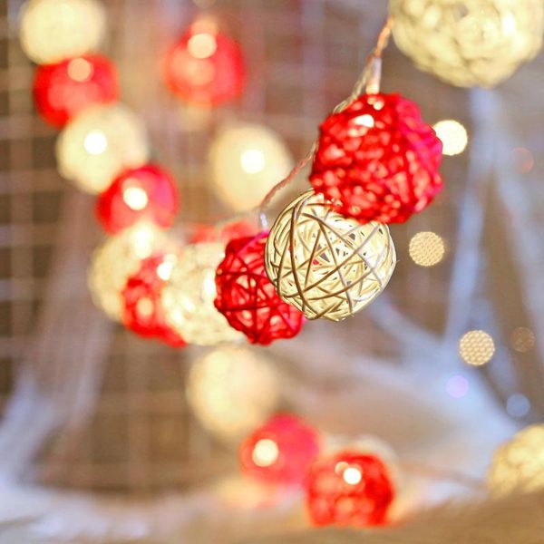 qyjsd led luminaria exterior rattan garland balls light string indoor new year decor wedding bedroom christmas tree decoration
qyjsd led luminaria exterior rattan garland balls light string indoor new year decor wedding bedroom christmas tree decoration