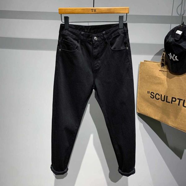 ins autumn and winter new jeans men's brand versatile leggings elastic leisure slim spring black fashion korean version, Blue
ins autumn and winter new jeans men's brand versatile leggings elastic leisure slim spring black fashion korean version, Blue