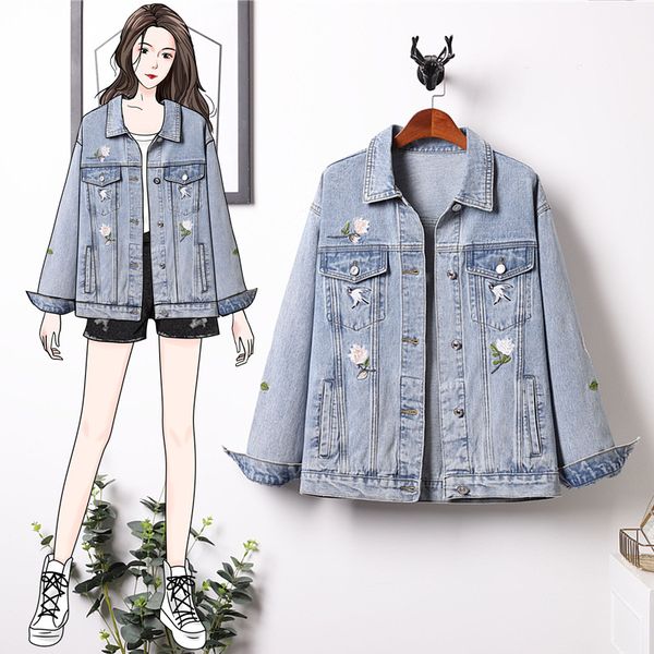 plus size ripped hole cropped jean jacket 4xl 5xl light blue bomber short denim jackets jaqueta long sleeve casual jeans coat, Tan;black
plus size ripped hole cropped jean jacket 4xl 5xl light blue bomber short denim jackets jaqueta long sleeve casual jeans coat, Tan;black