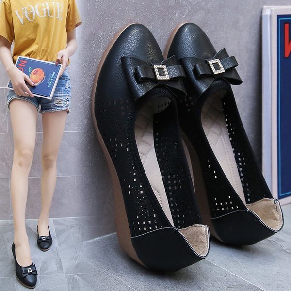 summer women wedding shoes bridal white slip on shoes bow female wedges boat shoes low heels hollow out comfortable 8179ndress, Black
summer women wedding shoes bridal white slip on shoes bow female wedges boat shoes low heels hollow out comfortable 8179ndress, Black