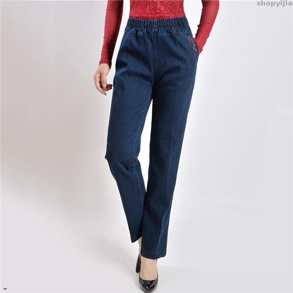 women's jeans spring embroidery pockets straight blue high waist loose xl-5xl plus size mid-aged women pants mom
women's jeans spring embroidery pockets straight blue high waist loose xl-5xl plus size mid-aged women pants mom