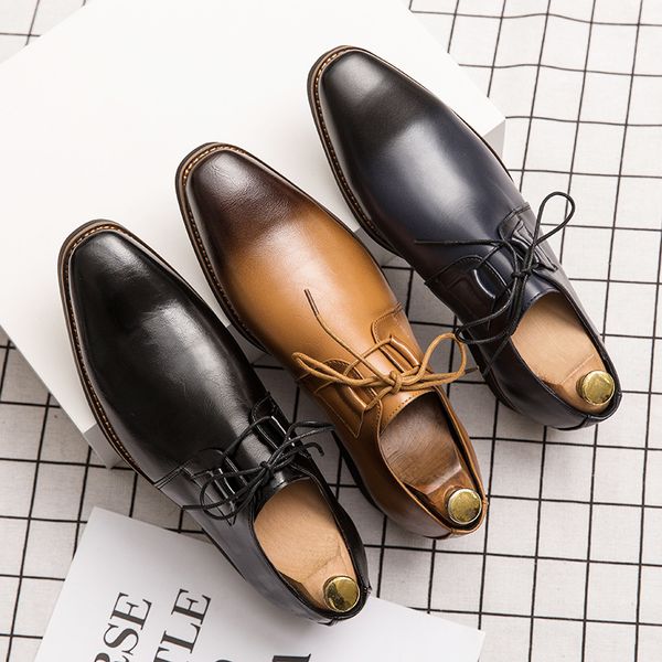 men's busins drs shoes korean version british trend large men's european pointed casual, Black
men's busins drs shoes korean version british trend large men's european pointed casual, Black