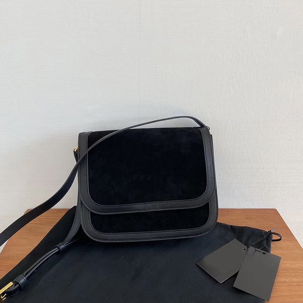 the fried shoulder bag to the texture of suede and cowhide is more retro 635025850 adjustable shoulder strap fashionable joker, Black
the fried shoulder bag to the texture of suede and cowhide is more retro 635025850 adjustable shoulder strap fashionable joker, Black