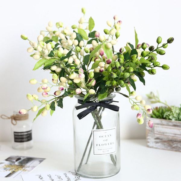 single bean simulation artificial flower plant fake flower small berry fruits grass simulation plant bouquet wedding home #j20
single bean simulation artificial flower plant fake flower small berry fruits grass simulation plant bouquet wedding home #j20