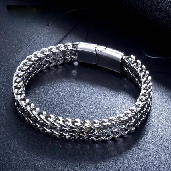 charm bracelets miqiao stainless steel titanium hip hop multi layer chains wrist band bangle bracelet for men women couple friends gift jewe, Golden;silver
charm bracelets miqiao stainless steel titanium hip hop multi layer chains wrist band bangle bracelet for men women couple friends gift jewe, Golden;silver