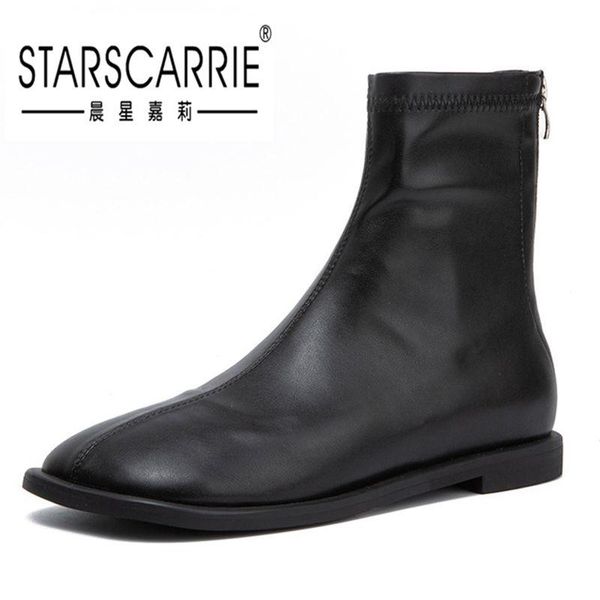 boots 2021 korean version slim back zipper flat bottom apple head women's knight trendy ugly cute, Black
boots 2021 korean version slim back zipper flat bottom apple head women's knight trendy ugly cute, Black