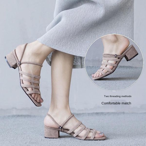 2021 summer new style sandals women high-quality leather women's shoes casual open-toed sandals fashion slippers women, Black
2021 summer new style sandals women high-quality leather women's shoes casual open-toed sandals fashion slippers women, Black