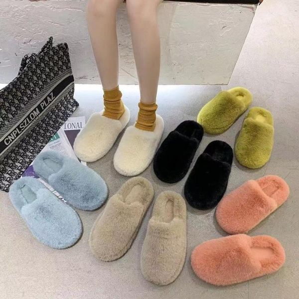 new winter house furry bedroom home slippers fashion real fur warm women shoes slip flats female slide plush soft silent hairy, Black
new winter house furry bedroom home slippers fashion real fur warm women shoes slip flats female slide plush soft silent hairy, Black