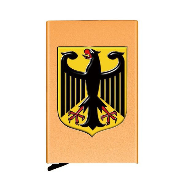 card holders personalized metal men women holder die bundesrepublik deutschland eagle travel id cardholder case rfid, Brown;gray
card holders personalized metal men women holder die bundesrepublik deutschland eagle travel id cardholder case rfid, Brown;gray