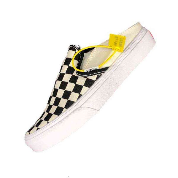 longvance black and white checkerboard one foot slipper summer breathable lazy shoes canvas half putian straight
longvance black and white checkerboard one foot slipper summer breathable lazy shoes canvas half putian straight