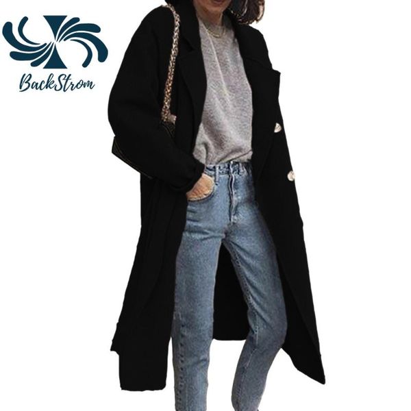 women's wool & blends backstrom women winter european american black woolen trench coat lapel double-breasted pink loose outwear korean
women's wool & blends backstrom women winter european american black woolen trench coat lapel double-breasted pink loose outwear korean
