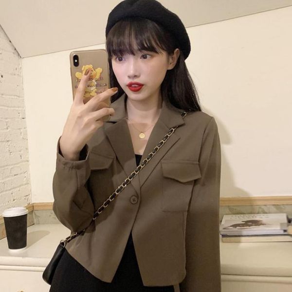 women's suits & blazers women blazer summer one button female suit jacket full sleeve outwear turn-down collar business coat for ladies, White;black
women's suits & blazers women blazer summer one button female suit jacket full sleeve outwear turn-down collar business coat for ladies, White;black