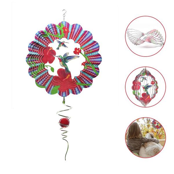 outdoor wind chimes yard garden 3d spinner wind chime with spiral tail ball wall hanging home decor decoration chimes #g2
outdoor wind chimes yard garden 3d spinner wind chime with spiral tail ball wall hanging home decor decoration chimes #g2