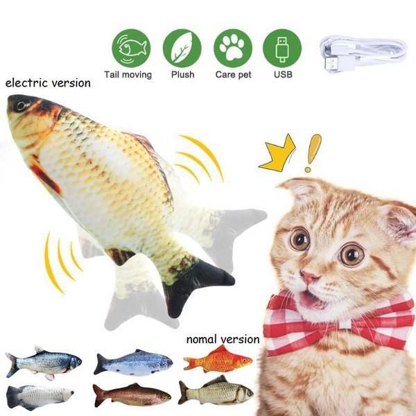 cat toys pet electronic fish shape toy electric 3d usb charging simulation interactive moving
cat toys pet electronic fish shape toy electric 3d usb charging simulation interactive moving
