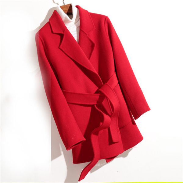 2021 new woolen autumn winter women's short solid color bouble-sided cashmere jacket female slim wool coat overcoat a430 lqj8, Black
2021 new woolen autumn winter women's short solid color bouble-sided cashmere jacket female slim wool coat overcoat a430 lqj8, Black
