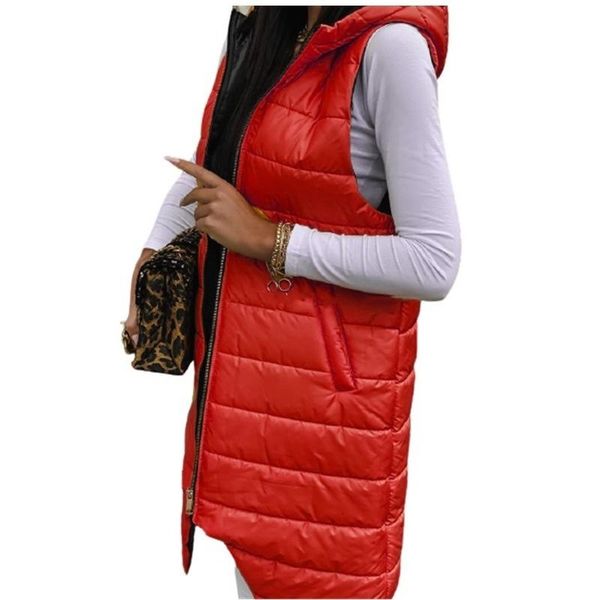 women's vests winter shiny long vest 2021 coat solid hooded sleeveless zipper jacket plus size warm thick casual parka outwear fashion, Black;white
women's vests winter shiny long vest 2021 coat solid hooded sleeveless zipper jacket plus size warm thick casual parka outwear fashion, Black;white