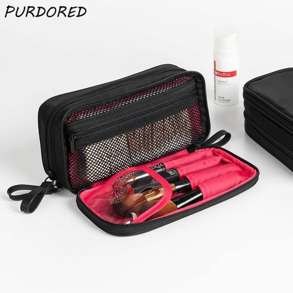 cosmetic bags & cases purdored 1 pc 2 layers women bag large makeup travel storage organizer beauty case toiletry kit
cosmetic bags & cases purdored 1 pc 2 layers women bag large makeup travel storage organizer beauty case toiletry kit