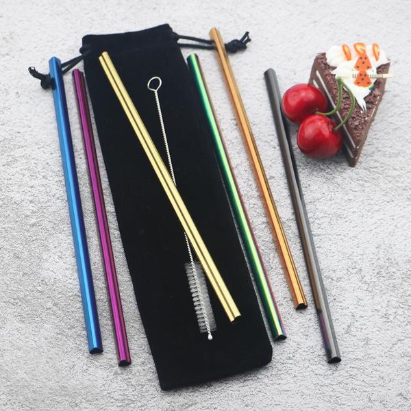 drinking straws metal reusable straw set 18/10 stainless steel straight with cleaner brush party bar accessories
drinking straws metal reusable straw set 18/10 stainless steel straight with cleaner brush party bar accessories