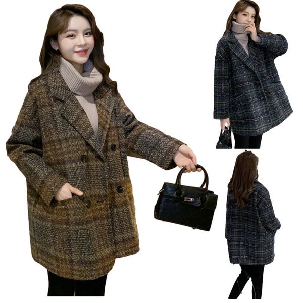 hair plaid suit collar coat jacket women blazers winter clothes women blazer jacket colorful blazer for, White;black
hair plaid suit collar coat jacket women blazers winter clothes women blazer jacket colorful blazer for, White;black