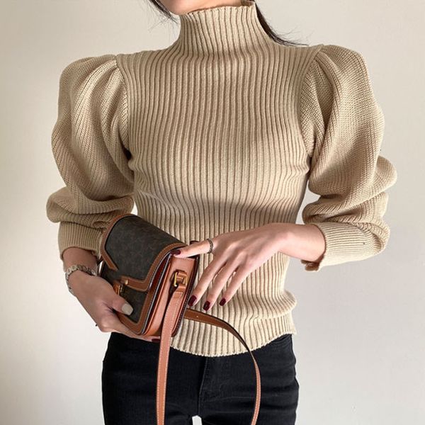 new 2021 autumn and winter solid simple turtleneck pit design slim sleeve bottomed knitted sweaters for women 9j6w, White;black
new 2021 autumn and winter solid simple turtleneck pit design slim sleeve bottomed knitted sweaters for women 9j6w, White;black