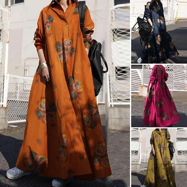 casual dresses summer stylish women vintage long sleeve loose sundress 2021 maxi dress kaftan femme printed party vestido robe, Black;gray
casual dresses summer stylish women vintage long sleeve loose sundress 2021 maxi dress kaftan femme printed party vestido robe, Black;gray