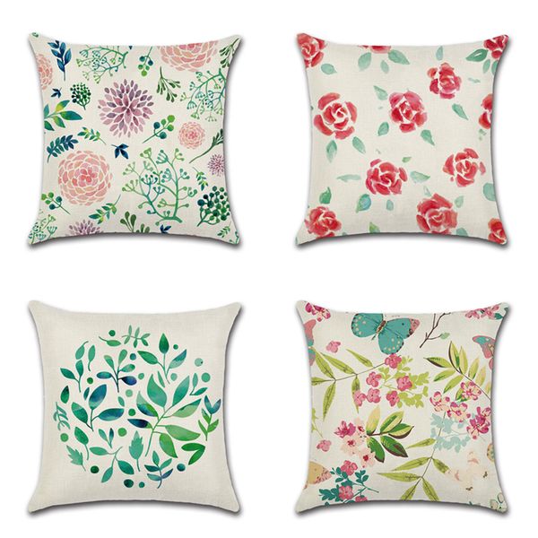 summer flower cushion cover hand drawn fresh green leaves pillow cases linen car decorative nordic pillowcase for sofa
summer flower cushion cover hand drawn fresh green leaves pillow cases linen car decorative nordic pillowcase for sofa