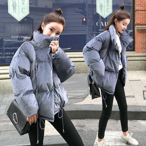 women's down & parkas shoulder women drop winter stand collar pockets zipper pleuche outerwear female loose casual comfortable zx1253, Black
women's down & parkas shoulder women drop winter stand collar pockets zipper pleuche outerwear female loose casual comfortable zx1253, Black