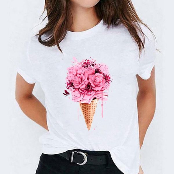 women's t-shirt women shirt ladies female flower ice creative t womens fashion graphic short sleeve summer printed tshirt 2021, White
women's t-shirt women shirt ladies female flower ice creative t womens fashion graphic short sleeve summer printed tshirt 2021, White