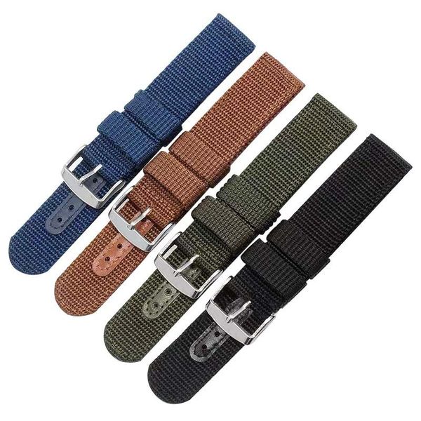 watch bands 1pcs solid color nylon sports band simple durable replacement wristband handmade strap accessories, Black;brown
watch bands 1pcs solid color nylon sports band simple durable replacement wristband handmade strap accessories, Black;brown