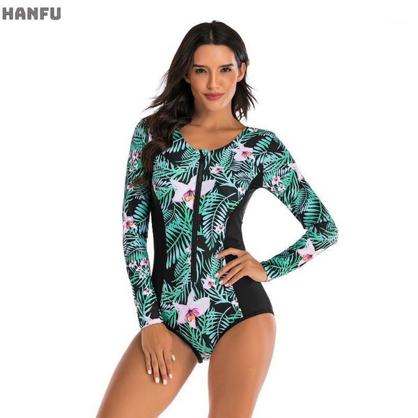 women swimwear surfing rash guard one piece swimsuit long sleeve plus monokini bodysuit bathing suit women's, White;black
women swimwear surfing rash guard one piece swimsuit long sleeve plus monokini bodysuit bathing suit women's, White;black