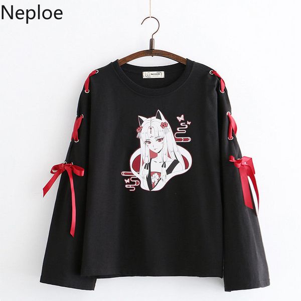 neploe autumn japanese long sleeve t shirt cartoon printed tshirt harajuku cross bowknot bandage t-shirts white black 54300 210317
neploe autumn japanese long sleeve t shirt cartoon printed tshirt harajuku cross bowknot bandage t-shirts white black 54300 210317