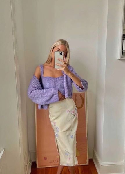 1 set autumn winter romantic purple knitting cardigan cropped tank single-breasted one button short sweater loose jumper, White;black
1 set autumn winter romantic purple knitting cardigan cropped tank single-breasted one button short sweater loose jumper, White;black