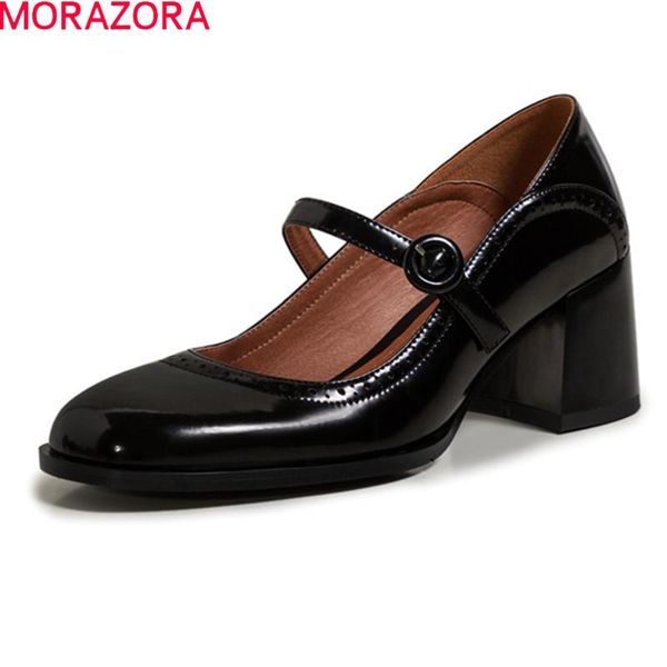 dress shoes morazora 2021 arrival women pumps genuine leather ladies single summer shallow buckle party wedding, Black
dress shoes morazora 2021 arrival women pumps genuine leather ladies single summer shallow buckle party wedding, Black