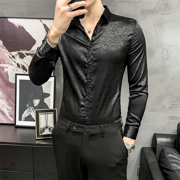 Nova New Primavera Slido Manga Comprida Camisas Impressas Roupas Masculinas Simples Todos Jogos Fino Ajuste Blusas Ne ZGQR, Black;brown
Nova New Primavera Slido Manga Comprida Camisas Impressas Roupas Masculinas Simples Todos Jogos Fino Ajuste Blusas Ne ZGQR, Black;brown