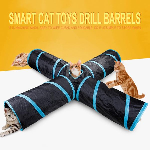 funny pet cats kitten tunnel toys easy store polyester fibre cats channel tunnel pet training tools for dog
funny pet cats kitten tunnel toys easy store polyester fibre cats channel tunnel pet training tools for dog