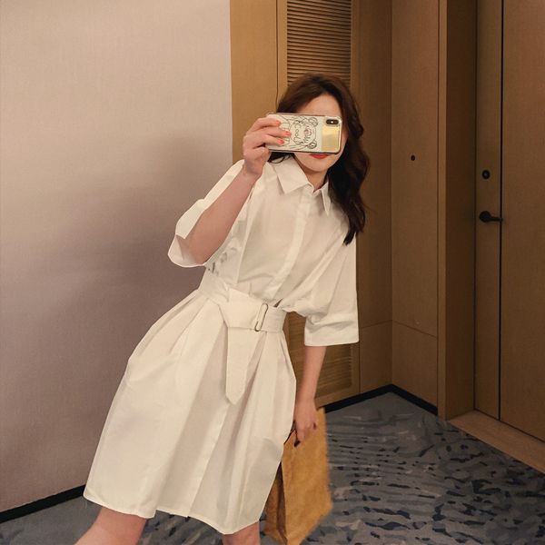 2021 new hong kong style medium long sleeve blouse, brand summer series, white belt, exquisite tie, loose, temperament 4q4w, Black;gray
2021 new hong kong style medium long sleeve blouse, brand summer series, white belt, exquisite tie, loose, temperament 4q4w, Black;gray