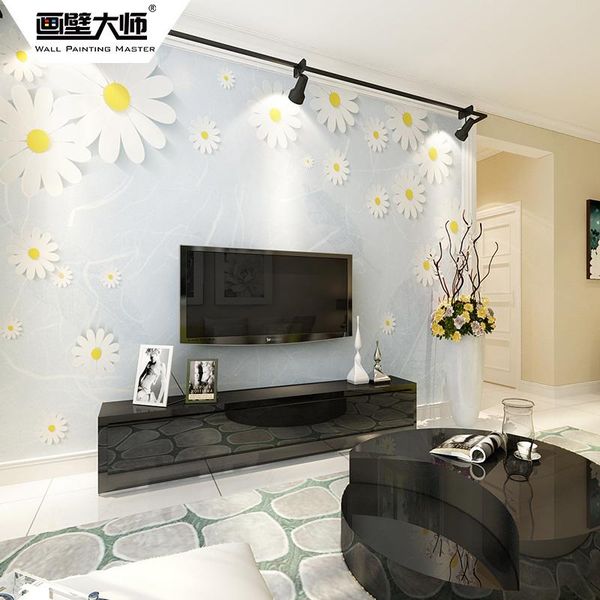 wallpapers modern simple floral wallpaper wall cloth custom 3d stereo living room tv background painting daisies
wallpapers modern simple floral wallpaper wall cloth custom 3d stereo living room tv background painting daisies