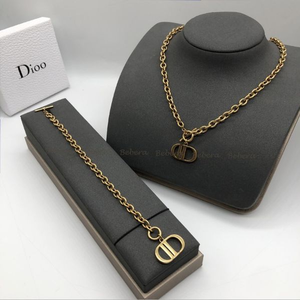 d family new cd letter necklace bracelet, Silver
d family new cd letter necklace bracelet, Silver