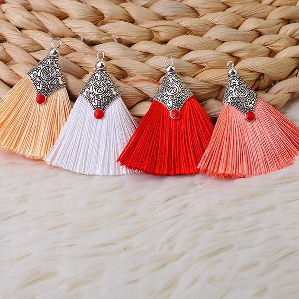 charms 2pcs/lot silk tread tassel brush with ring for jewelry making fringe diy earring pendant charm handmade decoration craft, Bronze;silver
charms 2pcs/lot silk tread tassel brush with ring for jewelry making fringe diy earring pendant charm handmade decoration craft, Bronze;silver