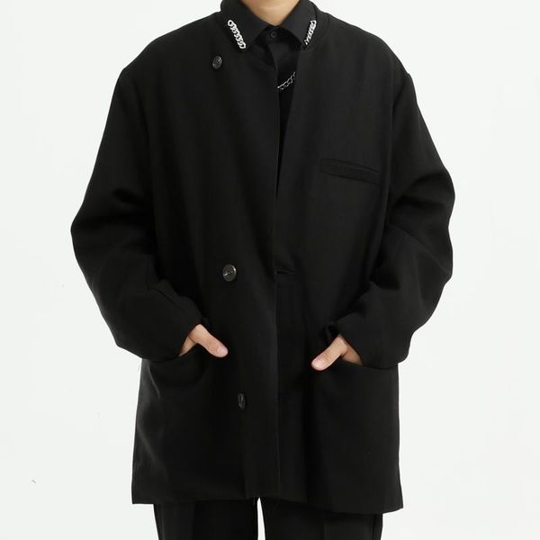 men's clothing | 2021 autumn product korean versatile trend ins collarless solid color suit men suits & blazers, White;black
men's clothing | 2021 autumn product korean versatile trend ins collarless solid color suit men suits & blazers, White;black