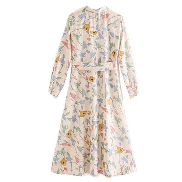 Vintage Lapel Beige Leaves print Dress Woman Bow tied Sashes Front Slit Maxi Long Shirt Dresses New Femme Casual Vestido, White
Vintage Lapel Beige Leaves print Dress Woman Bow tied Sashes Front Slit Maxi Long Shirt Dresses New Femme Casual Vestido, White
