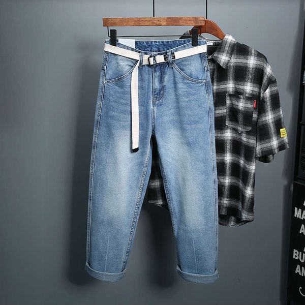 2021summer and autumn jeans straight tube loose fashion brand harlan men's korean versatile elastic casual daddy pants, Blue
2021summer and autumn jeans straight tube loose fashion brand harlan men's korean versatile elastic casual daddy pants, Blue