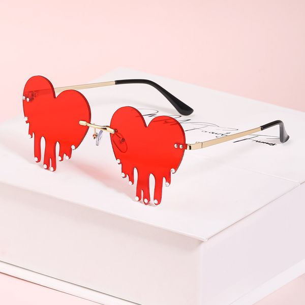 designer 2021 new fashion belt diamond melting personality tears love sunglasses women's trend, White;black
designer 2021 new fashion belt diamond melting personality tears love sunglasses women's trend, White;black