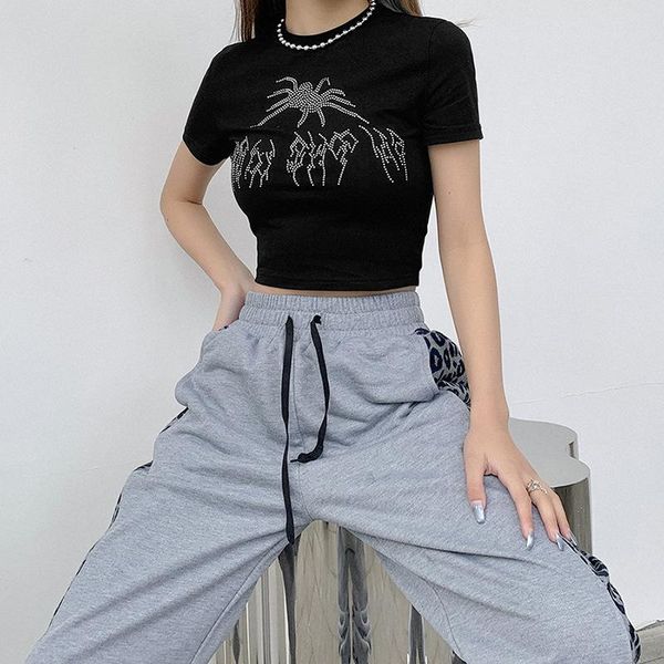 women's t-shirt crop self cultivation short sleeve crew neck solid color exposed navel fashion girl, White
women's t-shirt crop self cultivation short sleeve crew neck solid color exposed navel fashion girl, White