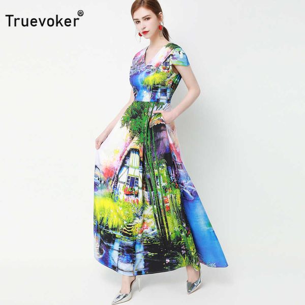 truevoker summer runway fashion holiday dres's short sleeve elegant printed maxi ladies resort long robe 210602, Black;gray
truevoker summer runway fashion holiday dres's short sleeve elegant printed maxi ladies resort long robe 210602, Black;gray