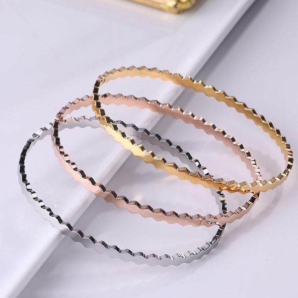 bangle 17 cm bracelet stainless steel minimalist twisted wrist accessories rose gold color men/women gift jewelry bracelets, Black
bangle 17 cm bracelet stainless steel minimalist twisted wrist accessories rose gold color men/women gift jewelry bracelets, Black