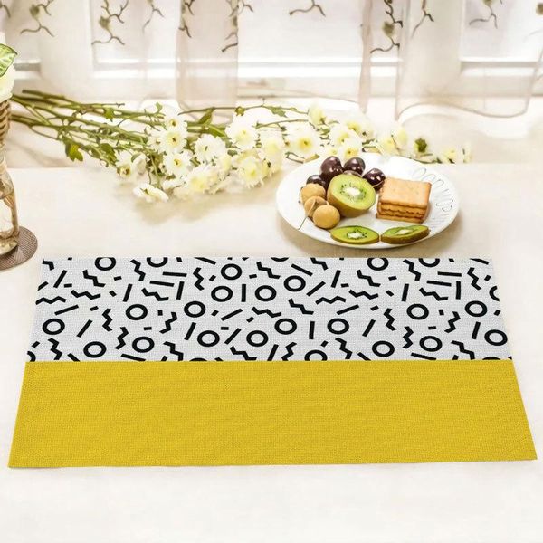 mats & pads style geometric printing western food insulation pad household daily antifouling cotton and linen placemat polyester
mats & pads style geometric printing western food insulation pad household daily antifouling cotton and linen placemat polyester