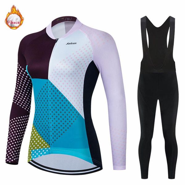 racing sets women winter thermal fleece cycling clothing long sleeve jersey suit triathlon outdoor riding bike mtb, Black;blue
racing sets women winter thermal fleece cycling clothing long sleeve jersey suit triathlon outdoor riding bike mtb, Black;blue