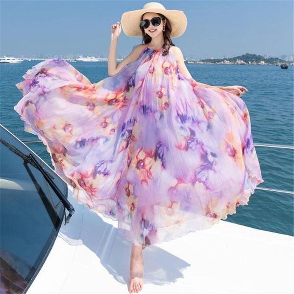 2021 will see women floral boho impression chiffon maxi female halter vintage swing dress lady sleeveless beach z478 7lgm, Black;gray
2021 will see women floral boho impression chiffon maxi female halter vintage swing dress lady sleeveless beach z478 7lgm, Black;gray
